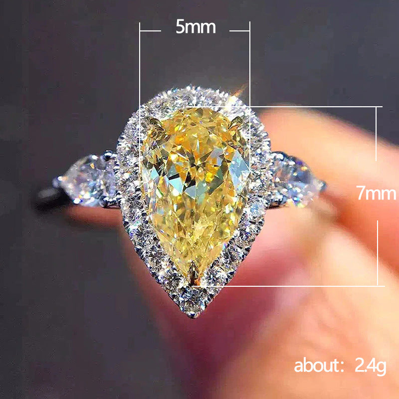 P5QA40J Fashionable Moissanite Jewelry Wedding Diamond Ring