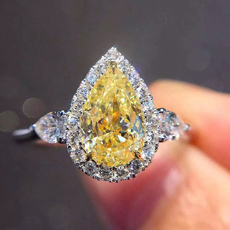 P5QA40J Fashionable Moissanite Jewelry Wedding Diamond Ring