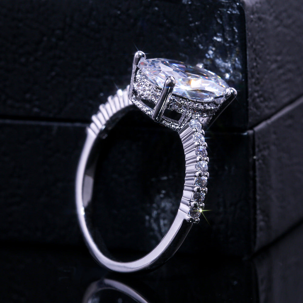 P5QA4J Fashionable Moissanite Jewelry Wedding Diamond Ring