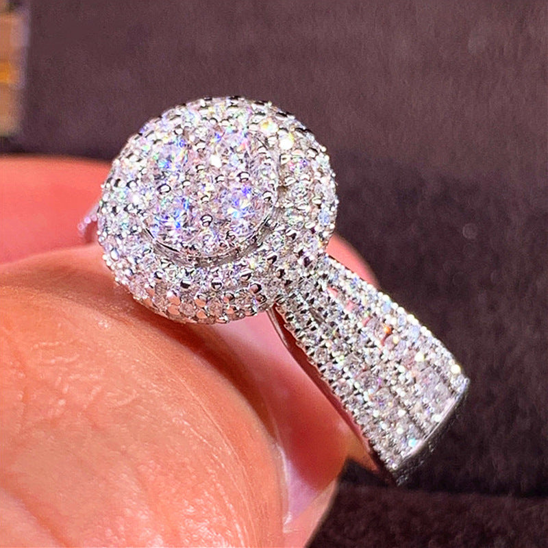 P5QA38J Fashionable Moissanite Jewelry Wedding Diamond Ring