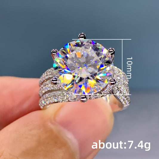 P5QA15J Fashionable Moissanite Jewelry Wedding Diamond Ring
