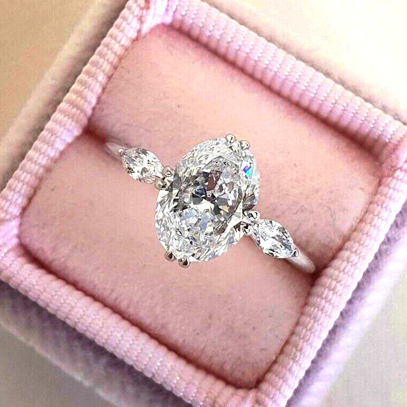 P5QA28J Fashionable Moissanite Jewelry Wedding Diamond Ring