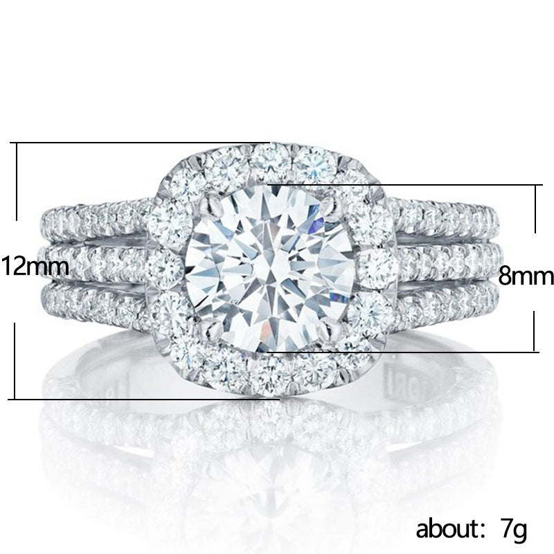 P5QA3J Fashionable Moissanite Jewelry Wedding Diamond Ring
