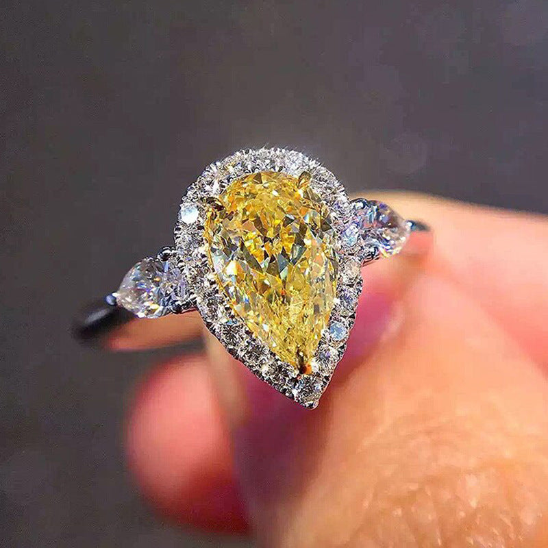 P5QA40J Fashionable Moissanite Jewelry Wedding Diamond Ring