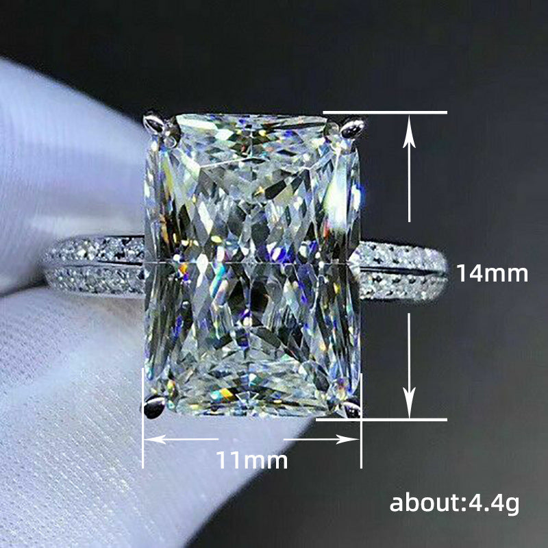 P5QA35J Fashionable Moissanite Jewelry Wedding Diamond Ring