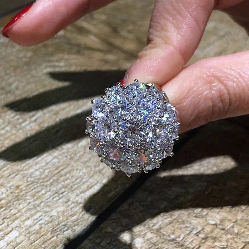 P5QA39J Fashionable Moissanite Jewelry Wedding Diamond Ring