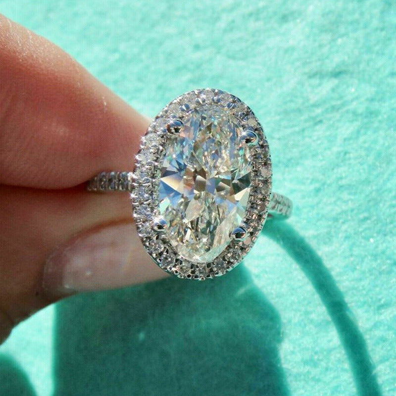 P5QA36J  Fashionable Moissanite Jewelry Wedding Diamond Ring