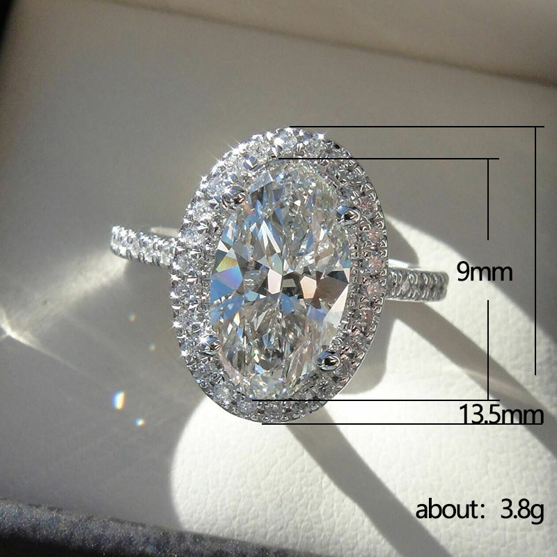 P5QA36J  Fashionable Moissanite Jewelry Wedding Diamond Ring