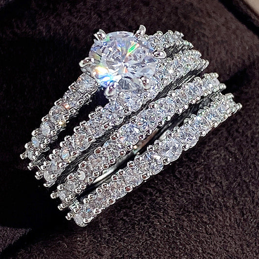 P5QA22J  Fashionable Moissanite Jewelry Wedding Diamond Ring