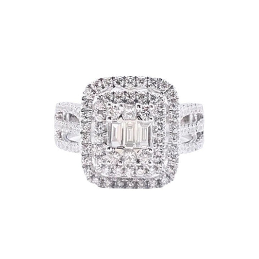 P5QA41J  Fashionable Moissanite Jewelry Wedding Diamond Ring