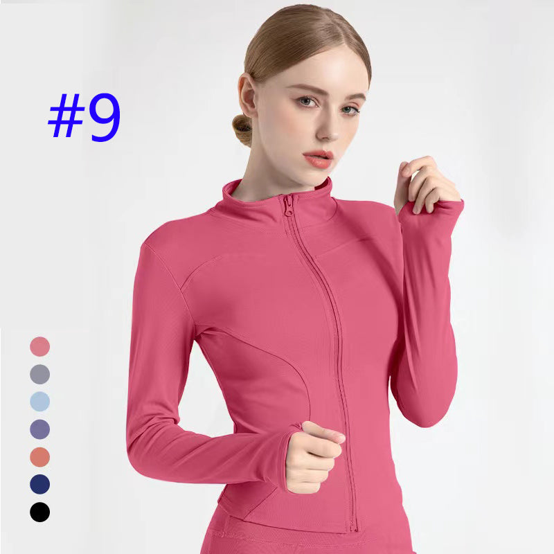 PXA5U Long-sleeved tight  yoga jacket