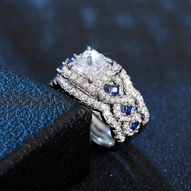 P5QA44J  Fashionable Moissanite Jewelry Wedding Diamond Ring