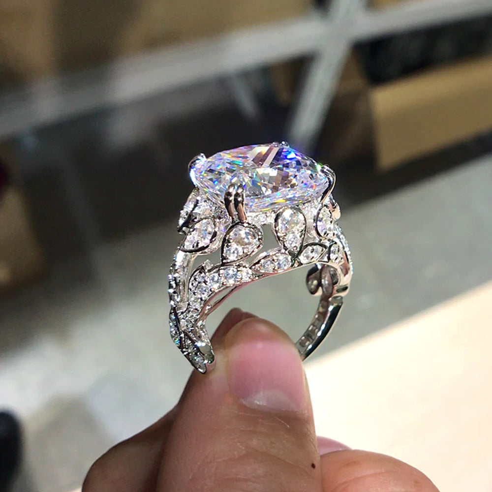P5QA45J  Fashionable Moissanite Jewelry Wedding Diamond Ring