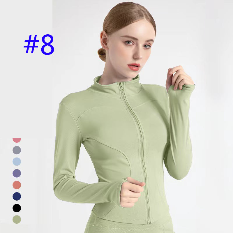PXA5U Long-sleeved tight  yoga jacket