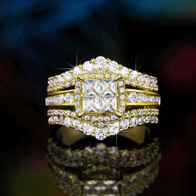 P5QA8J  Fashionable Moissanite Jewelry Wedding Diamond Ring