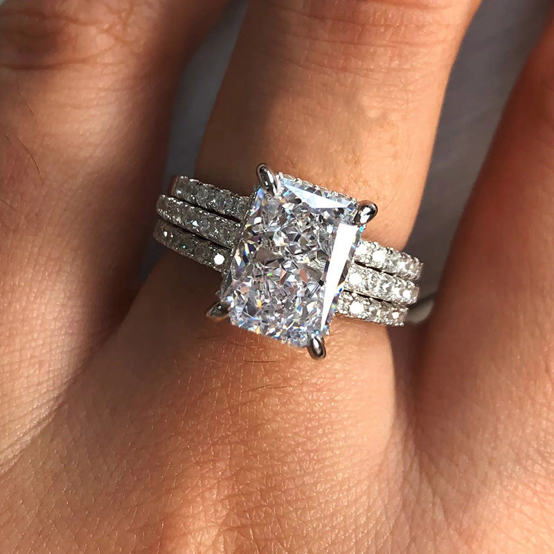 P5QA32J  Fashionable Moissanite Jewelry Wedding Diamond Ring