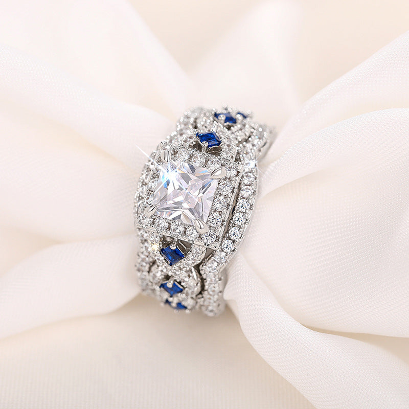 P5QA44J  Fashionable Moissanite Jewelry Wedding Diamond Ring