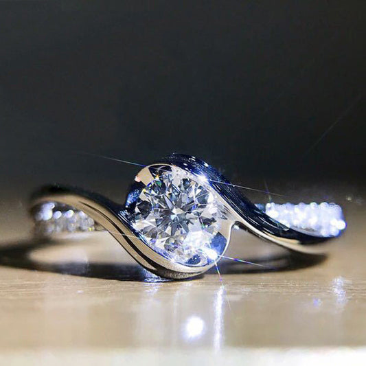 P5QA21J  Fashionable Moissanite Jewelry Wedding Diamond Ring