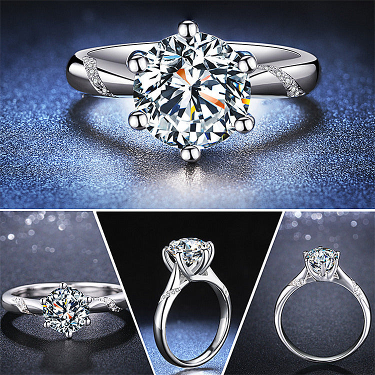 P5ZA5J Fashionable Moissanite Jewelry Wedding Diamond Ring