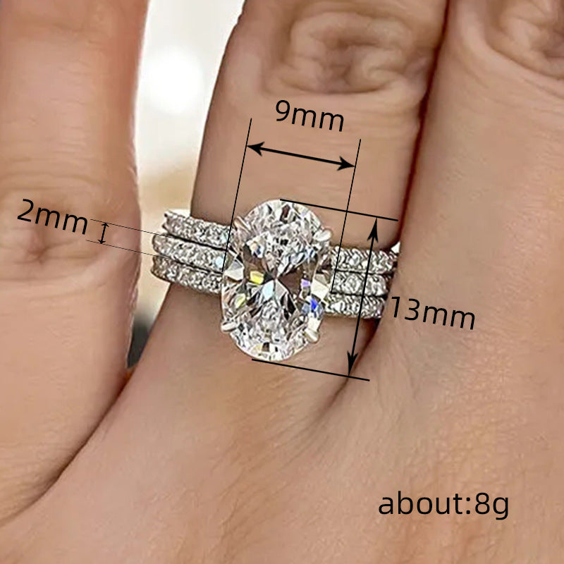 P5QA25J  Fashionable Moissanite Jewelry Wedding Diamond Ring