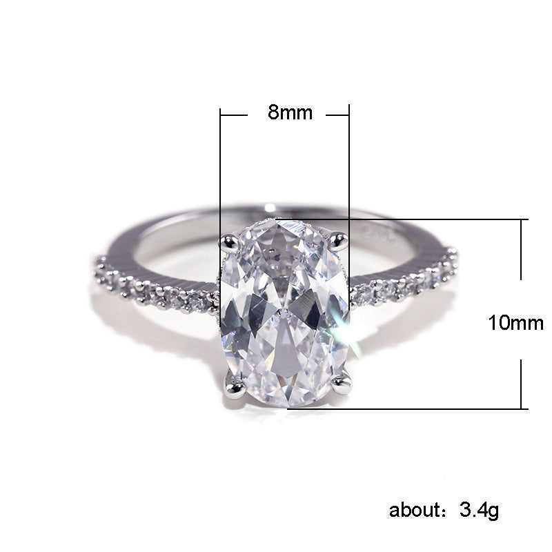P5QA4J  Fashionable Moissanite Jewelry Wedding Diamond Ring