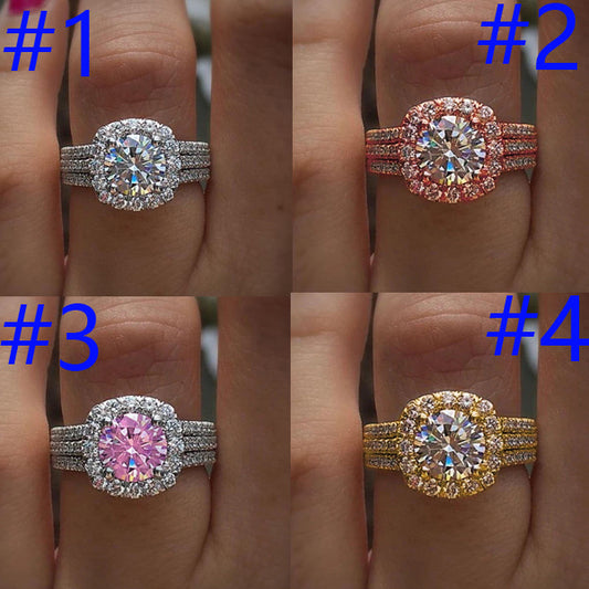 P5QA3J  Fashionable Moissanite Jewelry Wedding Diamond Ring