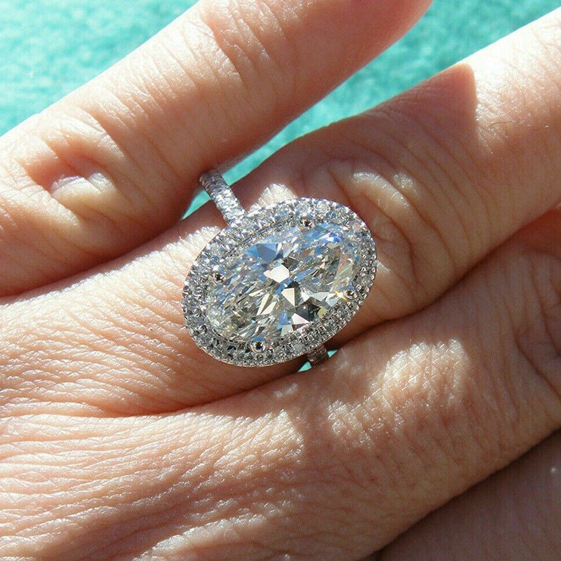 P5QA36J  Fashionable Moissanite Jewelry Wedding Diamond Ring