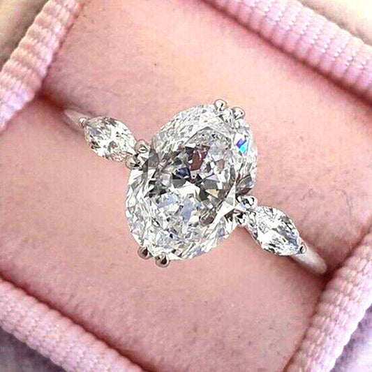 P5QA28J  Fashionable Moissanite Jewelry Wedding Diamond Ring