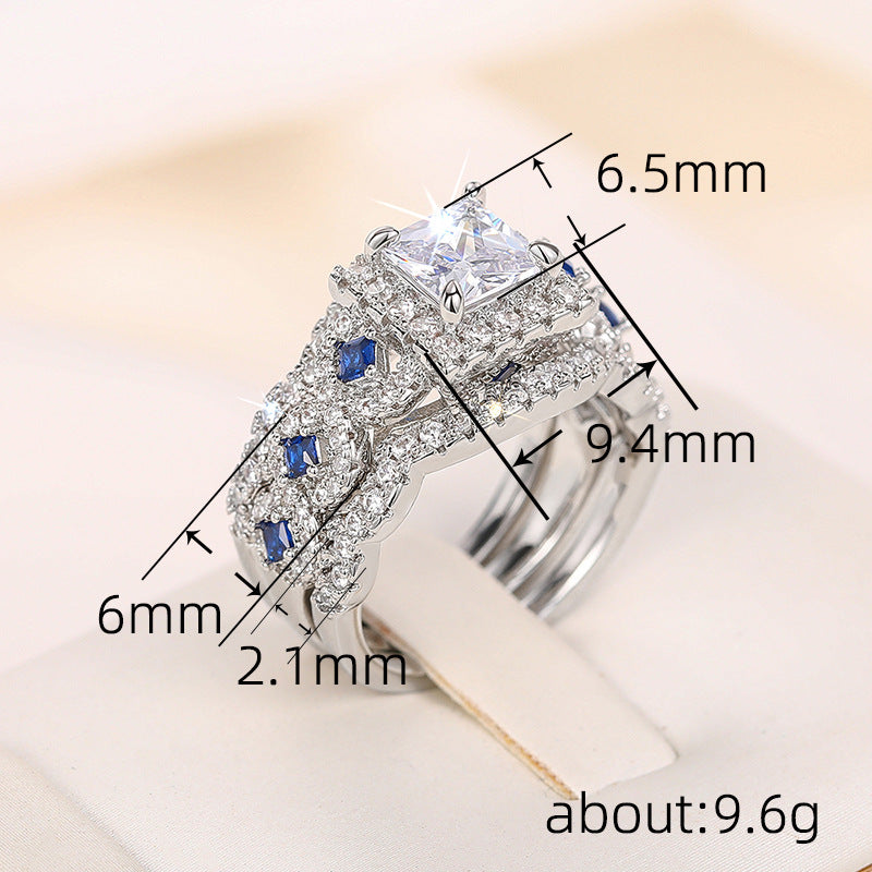 P5QA44J  Fashionable Moissanite Jewelry Wedding Diamond Ring
