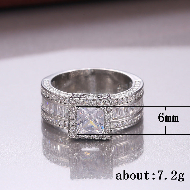 P5QA27J  Fashionable Moissanite Jewelry Wedding Diamond Ring