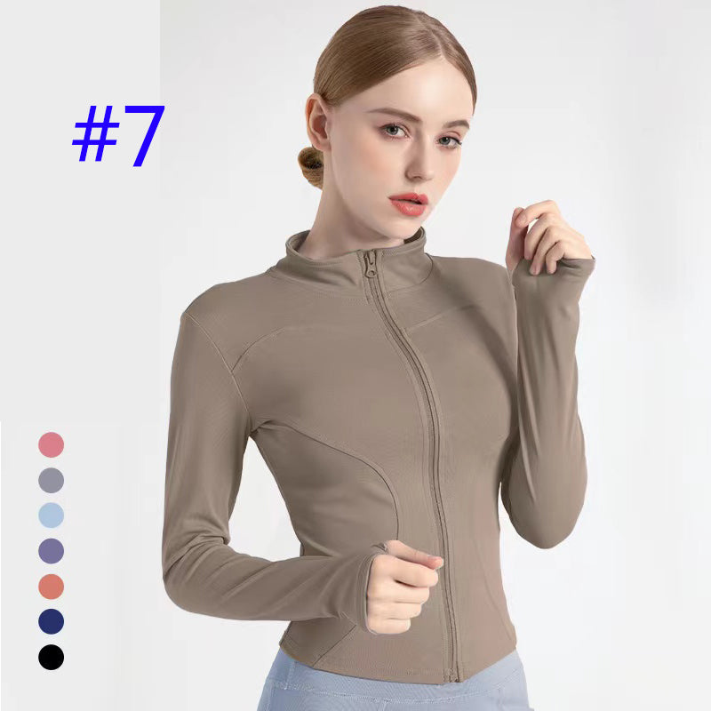 PXA5U Long-sleeved tight  yoga jacket