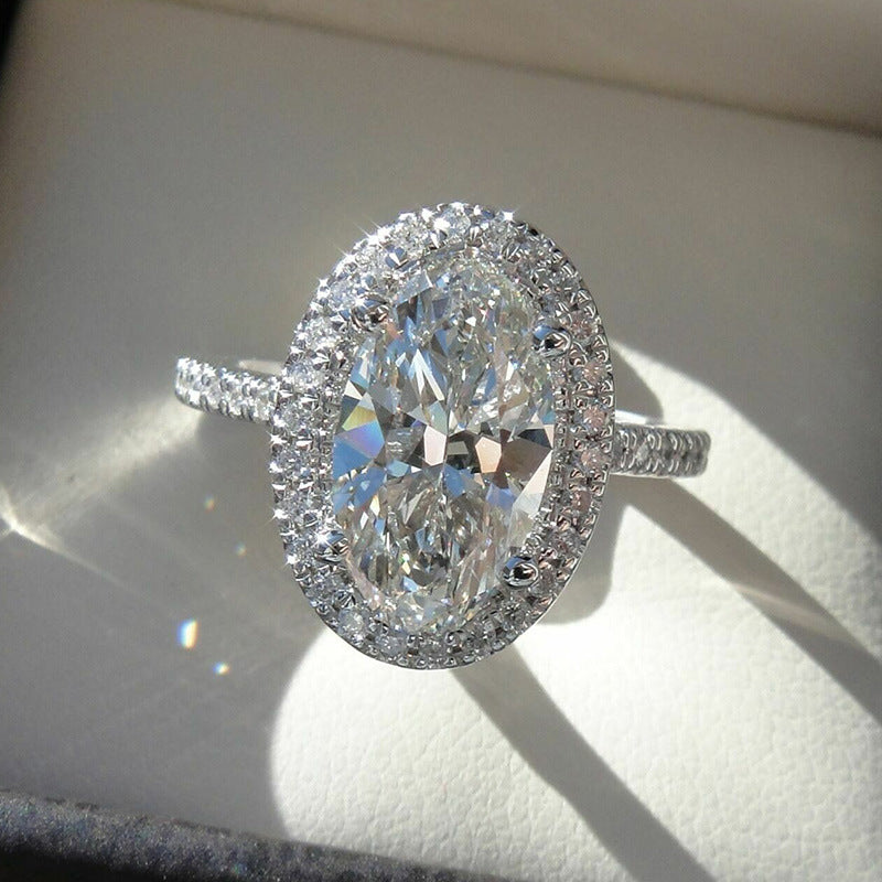 P5QA36J  Fashionable Moissanite Jewelry Wedding Diamond Ring