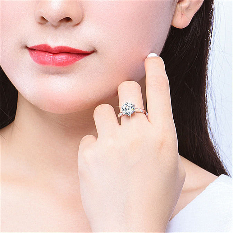 P5ZA5J Fashionable Moissanite Jewelry Wedding Diamond Ring