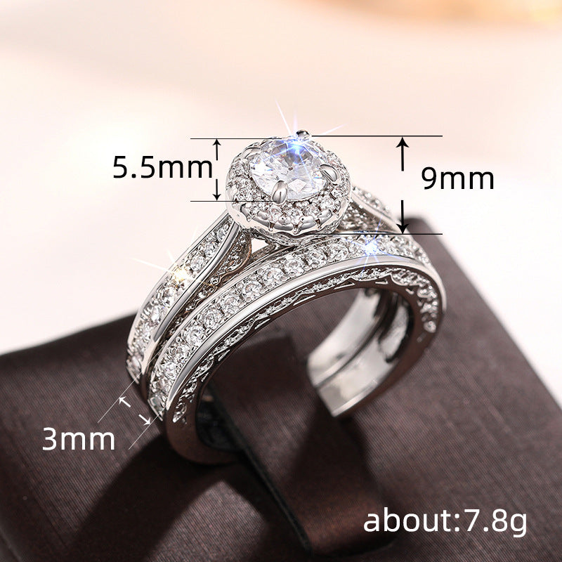 P5QA50J  Fashionable Moissanite Jewelry Wedding Diamond Ring