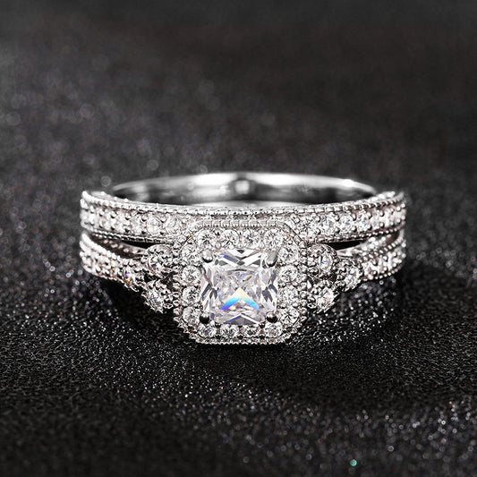 P5QA18J  Fashionable Moissanite Jewelry Wedding Diamond Ring