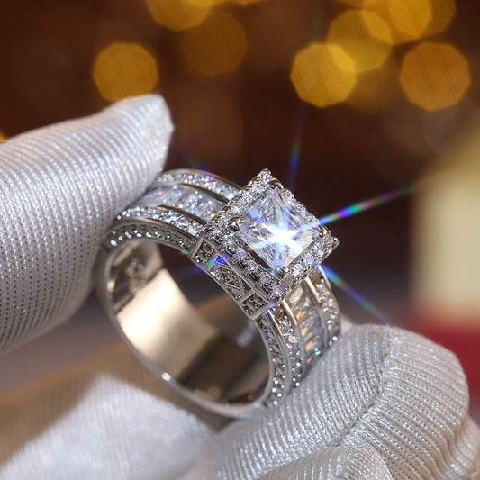 P5QA27J  Fashionable Moissanite Jewelry Wedding Diamond Ring