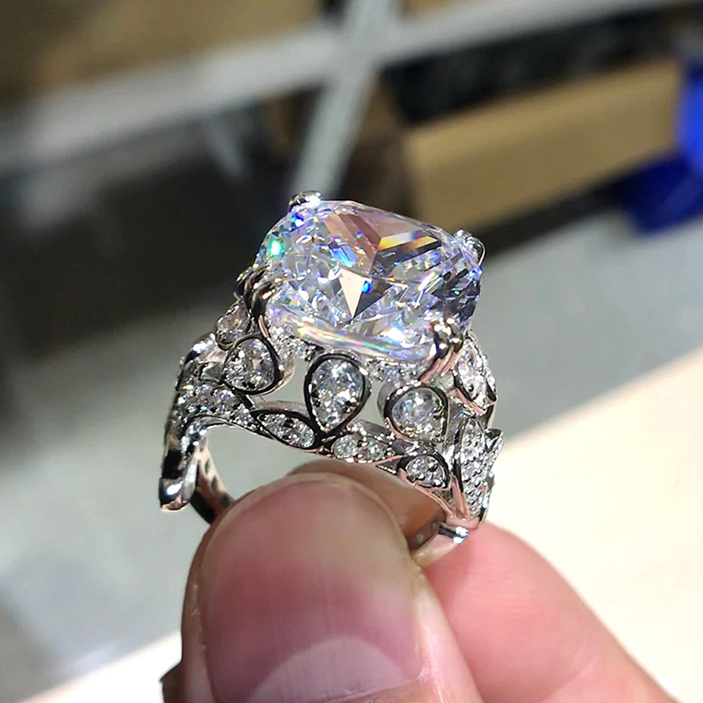 P5QA45J  Fashionable Moissanite Jewelry Wedding Diamond Ring