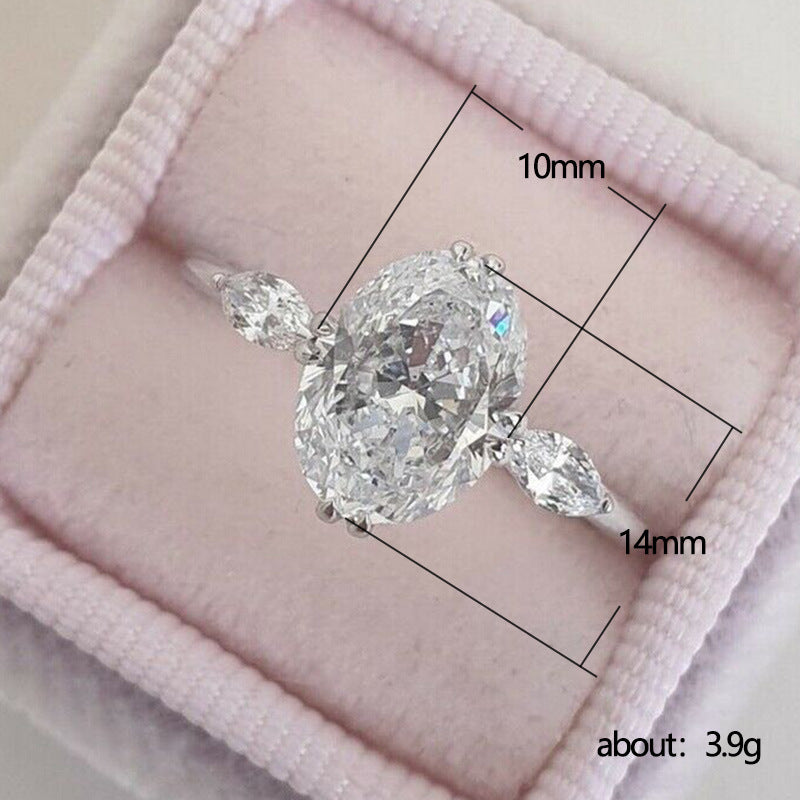 P5QA28J  Fashionable Moissanite Jewelry Wedding Diamond Ring