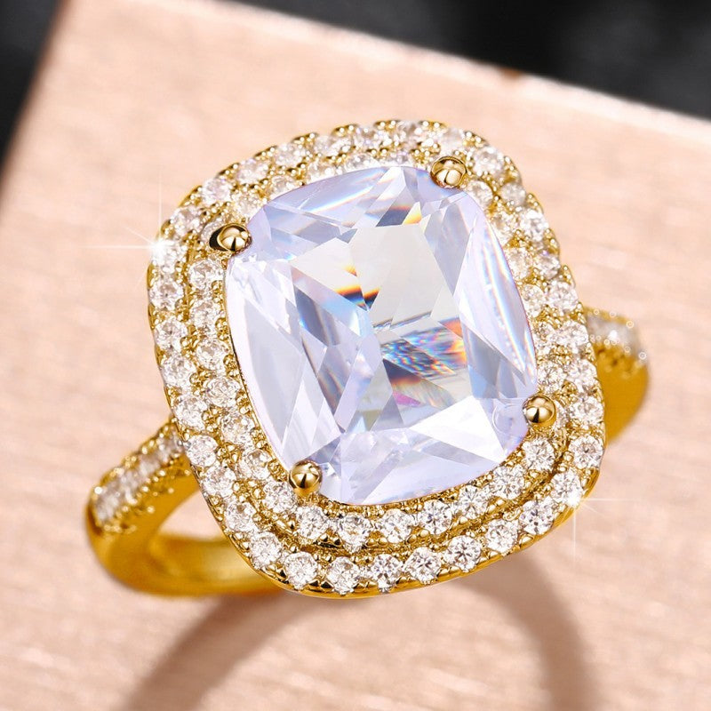 P5QA6J  Fashionable Moissanite Jewelry Wedding Diamond Ring