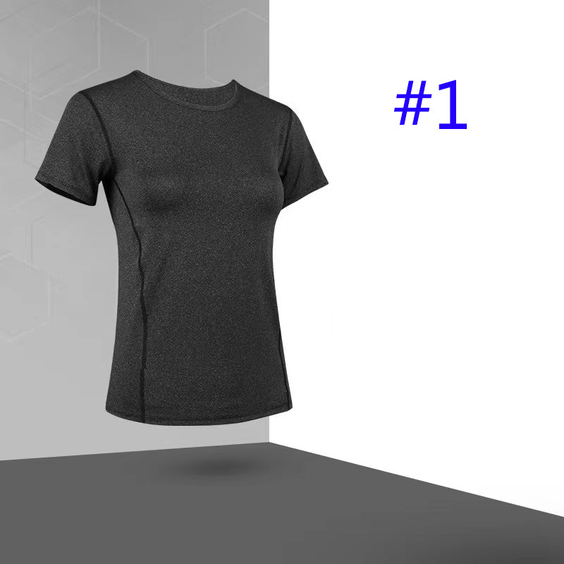 PXA6U   short-sleeved yoga T-shirt