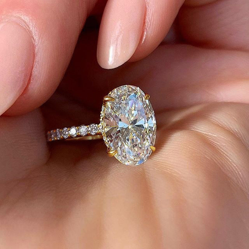 P5QA4J  Fashionable Moissanite Jewelry Wedding Diamond Ring