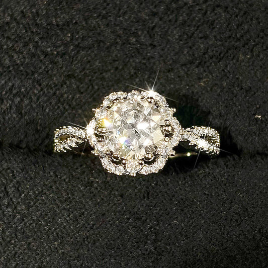 P5QA49J  Fashionable Moissanite Jewelry Wedding Diamond Ring