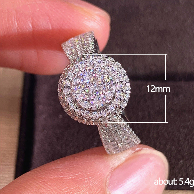 P5QA38J  Fashionable Moissanite Jewelry Wedding Diamond Ring