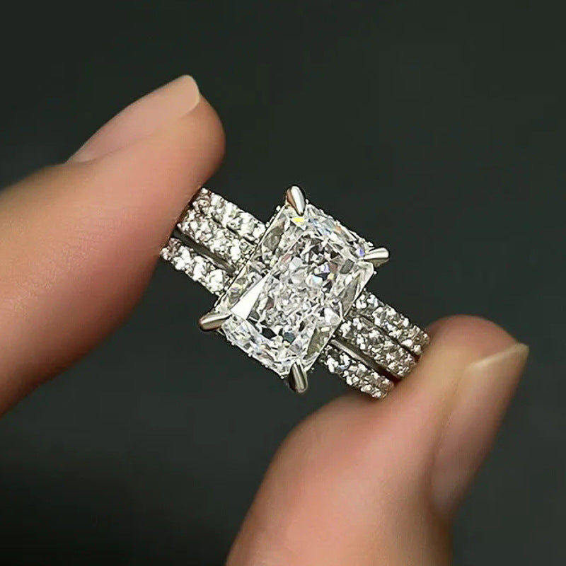 P5QA32J  Fashionable Moissanite Jewelry Wedding Diamond Ring