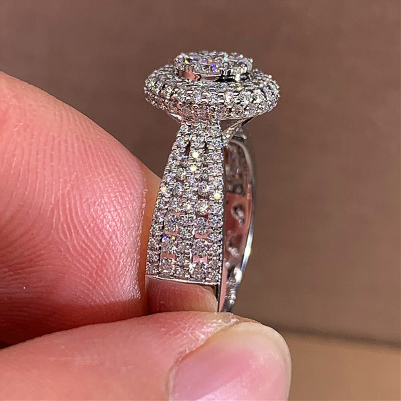 P5QA38J  Fashionable Moissanite Jewelry Wedding Diamond Ring