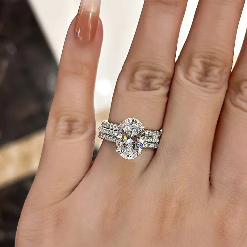 P5QA25J  Fashionable Moissanite Jewelry Wedding Diamond Ring