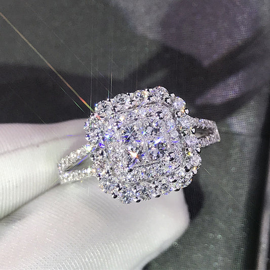 P5QA24J  Fashionable Moissanite Jewelry Wedding Diamond Ring