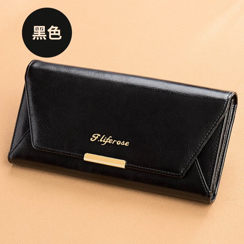 1E03B Fashionable leather wallets
