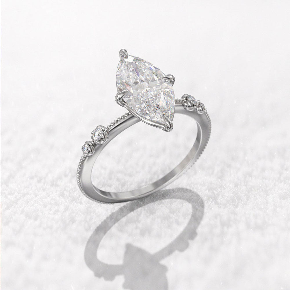 P5QA29J  Fashionable Moissanite Jewelry Wedding Diamond Ring