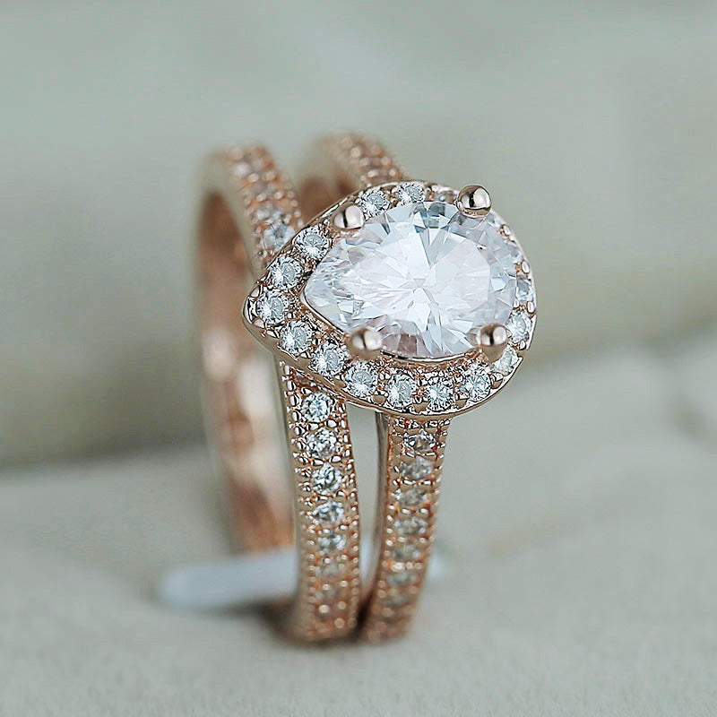 P5QA37J  Fashionable Moissanite Jewelry Wedding Diamond Ring